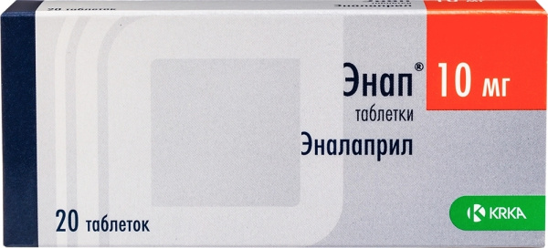 Энап таблетки 10мг №20 фото в интернет-аптеке "Фармсервис"