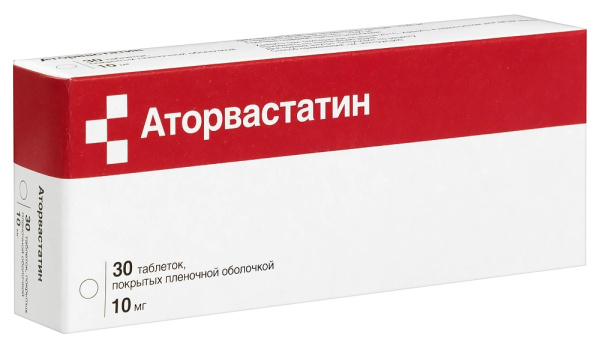 Аторвастатин таблетки, покрытые плёночной оболочкой 10мг №30 фото в интернет-аптеке "Фармсервис" Аторвастатин таблетки, покрытые плёночной оболочкой 10мг №30 фото в интернет-аптеке "Фармсервис"