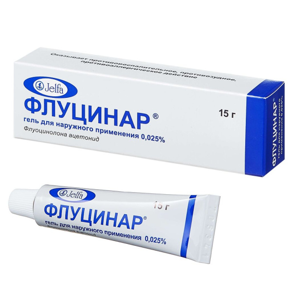 Флуцинар гель для наружного применения 0.025% x 15г №1 фото в интернет-аптеке "Фармсервис" Флуцинар гель для наружного применения 0.025% x 15г №1 фото в интернет-аптеке "Фармсервис"