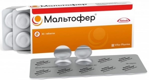 Мальтофер Фол таблетки жевательные 100мг+350мкг №30 фото в интернет-аптеке "Фармсервис"