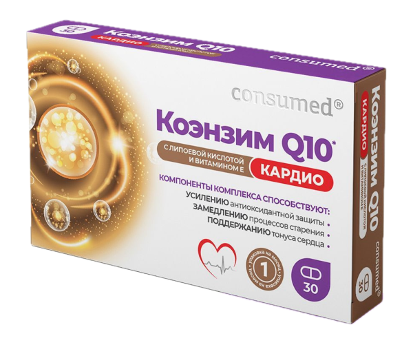 Коэнзим Q10 Консумед капсулы №30 фото в интернет-аптеке "Фармсервис" Коэнзим Q10 Консумед капсулы №30 фото в интернет-аптеке "Фармсервис"