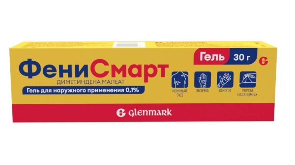 ФЕНИСМАРТ гель для наружного применения 0.1% x 30г №1 фото в интернет-аптеке "Фармсервис" ФЕНИСМАРТ гель для наружного применения 0.1% x 30г №1 фото в интернет-аптеке "Фармсервис"