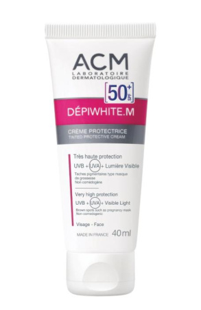 Крем ACM DEPIWHITE M для лица защитный SPF-50+ 40мл детальное фото в интернет-аптеке "Фармсервис"