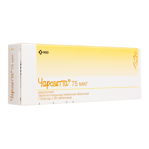 Чарозетта таблетки, покрытые плёночной оболочкой 75мкг №28 фото в интернет-аптеке "Фармсервис"
