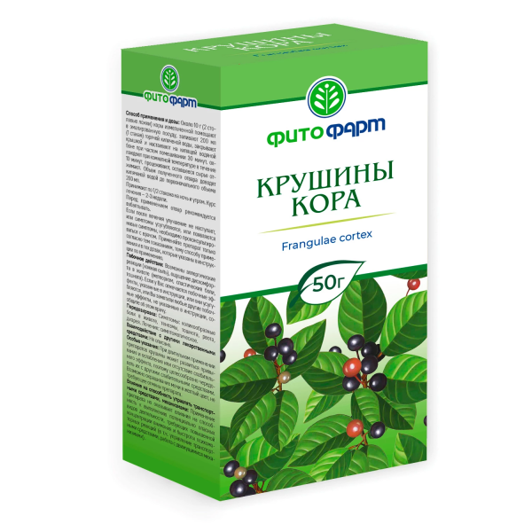 Крушины кора кора измельченная 50г №1 фото в интернет-аптеке "Фармсервис"