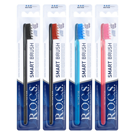 Зубная щетка Рокс Классическая жесткая детальное фото в интернет-аптеке "Фармсервис"