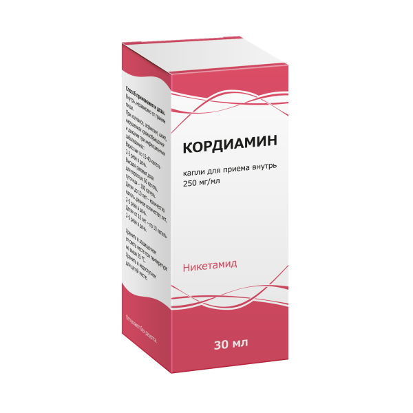Кордиамин капли для приёма внутрь 250мг/мл x 30мл №1 фото в интернет-аптеке "Фармсервис"