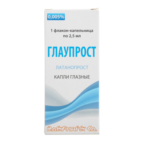 ГЛАУПРОСТ капли глазные 0.05мг/мл x 2.5мл №1 фото в интернет-аптеке "Фармсервис" ГЛАУПРОСТ капли глазные 0.05мг/мл x 2.5мл №1 фото в интернет-аптеке "Фармсервис"