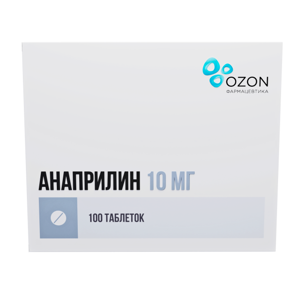 Анаприлин таблетки 10мг №100 фото в интернет-аптеке "Фармсервис" Анаприлин таблетки 10мг №100 фото в интернет-аптеке "Фармсервис"