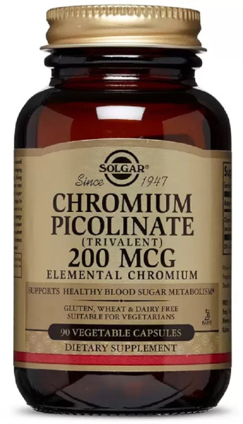 Солгар Пиколинат Хрома капсулы №90 фото в интернет-аптеке "Фармсервис"