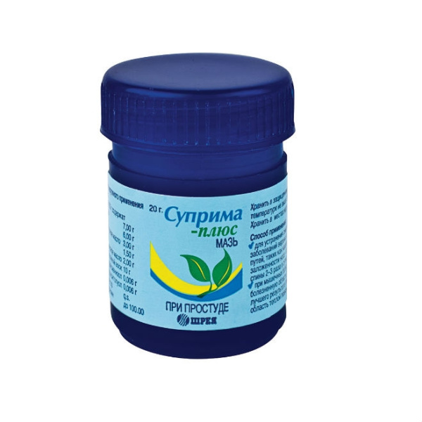 Суприма-Плюс мазь x 20г №1 фото в интернет-аптеке "Фармсервис"