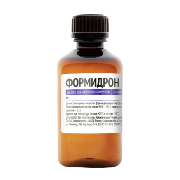 Формидрон раствор для наружного применения, [спиртовой] 10г/100г x 50мл №1 фото в интернет-аптеке "Фармсервис"