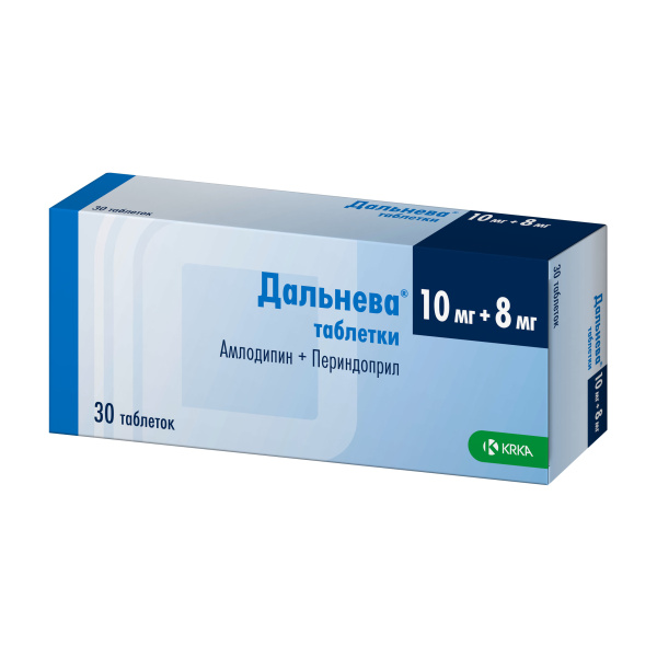 Дальнева таблетки 10мг+8мг №30 фото в интернет-аптеке "Фармсервис" Дальнева таблетки 10мг+8мг №30 фото в интернет-аптеке "Фармсервис"