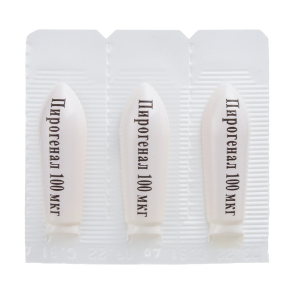 Пирогенал суппозитории ректальные  №3+3+3+3 фото в интернет-аптеке "Фармсервис" Пирогенал суппозитории ректальные  №3+3+3+3 фото в интернет-аптеке "Фармсервис"