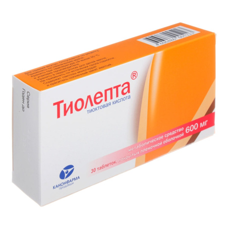 Тиолепта таблетки, покрытые плёночной оболочкой 600мг №30 детальное фото в интернет-аптеке "Фармсервис"