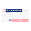 Преднизолон таблетки 5мг №100 детальное фото в интернет-аптеке "Фармсервис"