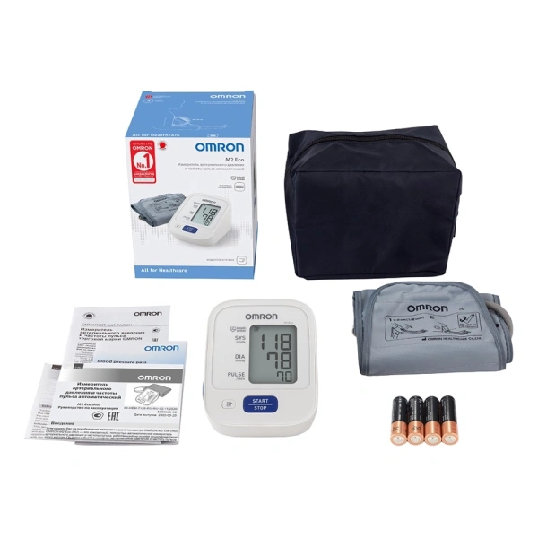 Тонометр OMRON M2 Eco RU автоматический фото в интернет-аптеке "Фармсервис"