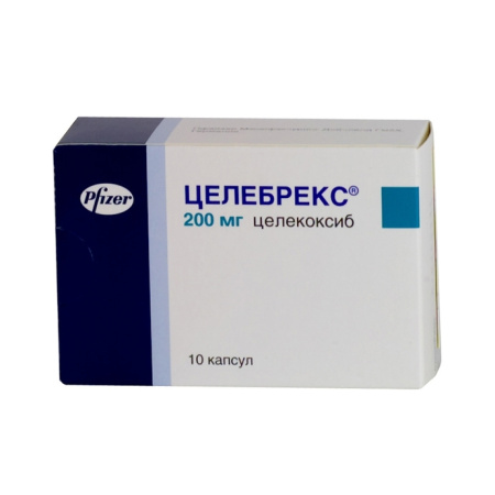 Целебрекс капсулы 200мг №10 детальное фото в интернет-аптеке "Фармсервис"