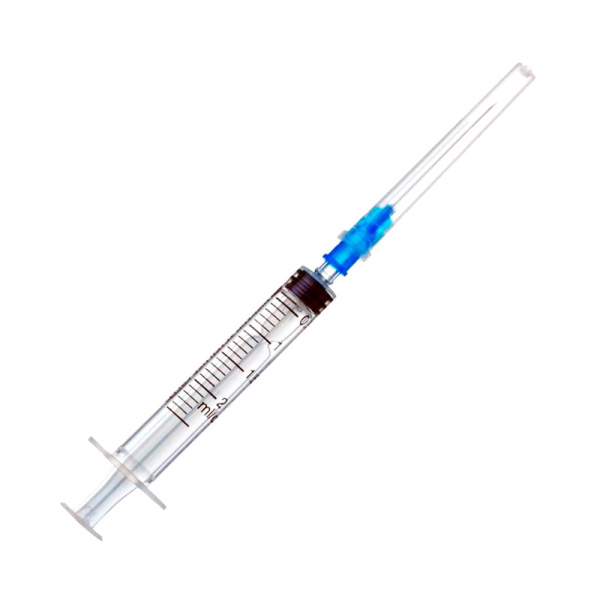 Шприц одноразовый с иглой 3мл (3-х комп.) Луер-лок (0,6х30мм) фото в интернет-аптеке "Фармсервис"