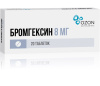 Бромгексин таблетки 8мг №20 детальное фото в интернет-аптеке "Фармсервис"