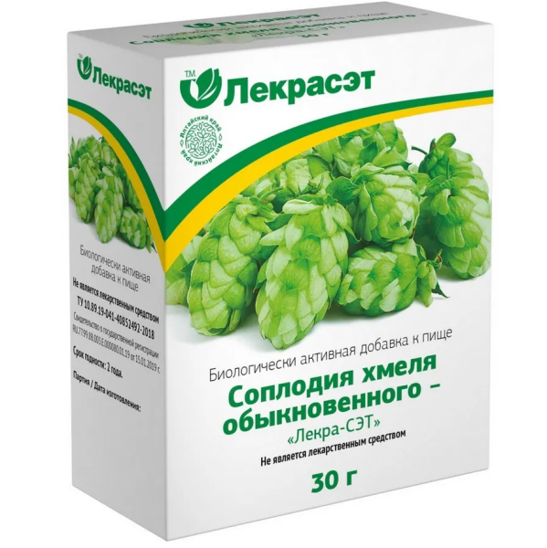Хмеля соплодия пачка  30г фото в интернет-аптеке "Фармсервис"