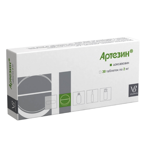 Артезин таблетки 2мг №30 фото в интернет-аптеке "Фармсервис"