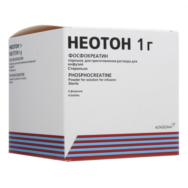 Неотон порошок для приготовления раствора для инфузий 1г x 1г №4 фото в интернет-аптеке "Фармсервис"