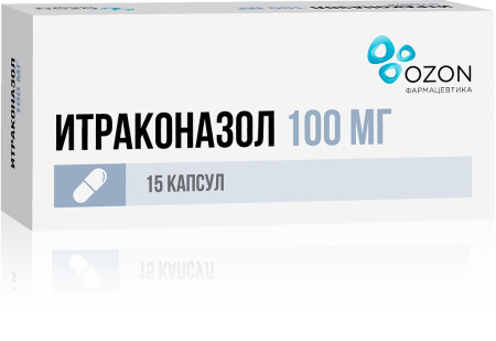 Итраконазол капсулы 100мг №15 детальное фото в интернет-аптеке "Фармсервис"
