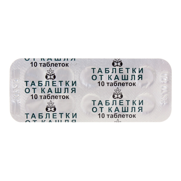 Таблетки от кашля таблетки 250мг+6.7мг №20 фото в интернет-аптеке "Фармсервис"