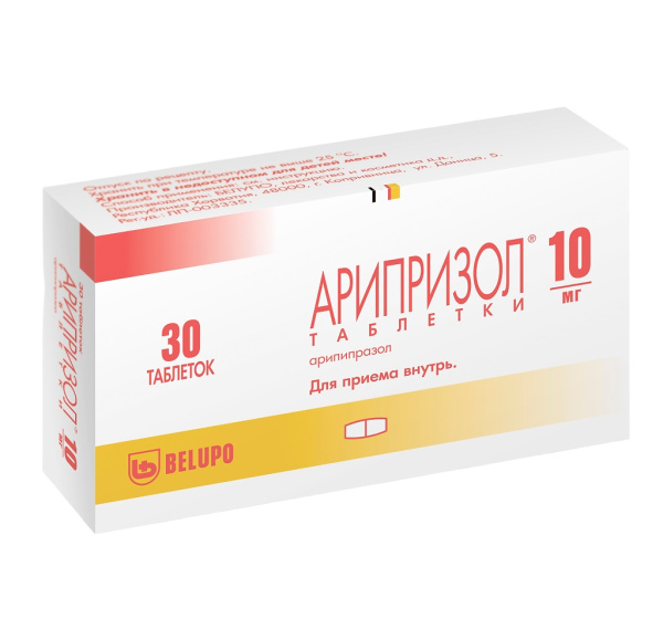 Арипризол таблетки 10мг №30 фото в интернет-аптеке "Фармсервис" Арипризол таблетки 10мг №30 фото в интернет-аптеке "Фармсервис"