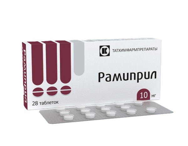 Рамиприл таблетки 10мг №28 фото в интернет-аптеке "Фармсервис"