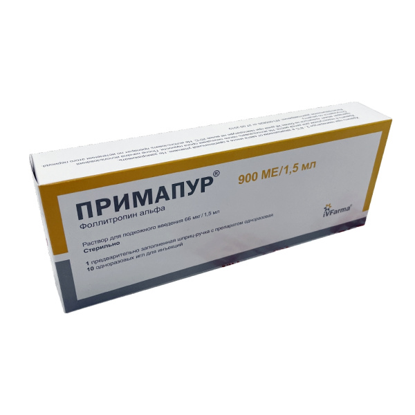 Примапур раствор для подкожного введения 66мкг/1.5мл x 1.5мл №1 фото в интернет-аптеке "Фармсервис"