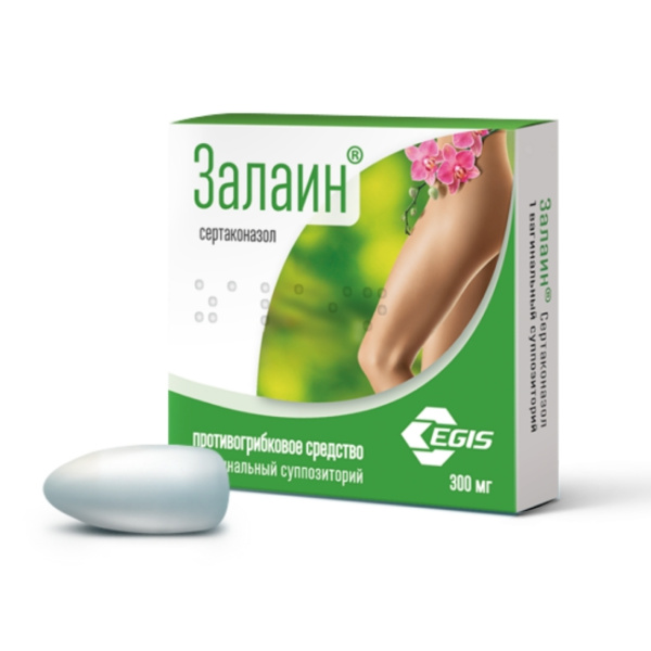 Залаин суппозитории вагинальные 300мг №1 фото в интернет-аптеке "Фармсервис"