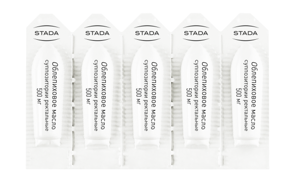 Облепиховое масло суппозитории ректальные 500мг №10 фото в интернет-аптеке "Фармсервис"