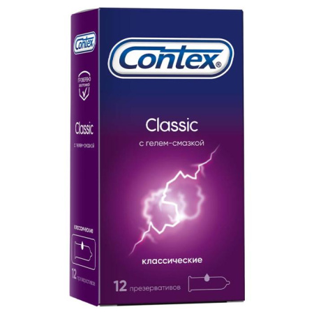 Презерватив CONTEX №12 Classic (силикон. смазка) детальное фото в интернет-аптеке "Фармсервис"