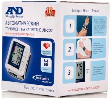 Тонометр AND UB-202 автомат.ический на запястье детальное фото в интернет-аптеке "Фармсервис" Тонометр AND UB-202 автомат.ический на запястье детальное фото в интернет-аптеке "Фармсервис"