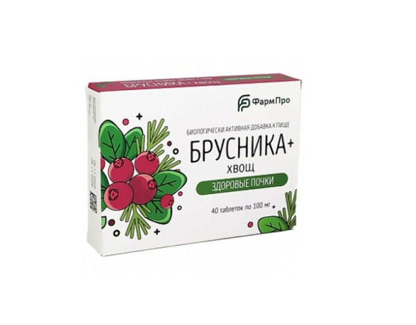 Здоровые почки (брусника+хвощ) таблетки №40 фото в интернет-аптеке "Фармсервис"