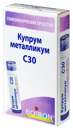 Купрум металликум С30 гранулы 4г детальное фото в интернет-аптеке "Фармсервис"