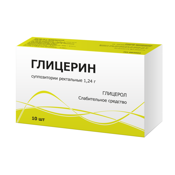 Глицерин суппозитории ректальные 1.24г №10 фото в интернет-аптеке "Фармсервис"
