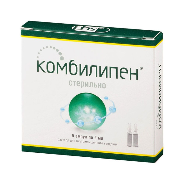 Комбилипен раствор для внутримышечного введения x 2мл №5 фото в интернет-аптеке "Фармсервис"