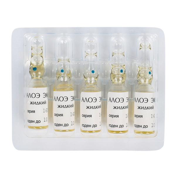 Алоэ экстракт жидкий раствор для подкожного введения 4мг/мл x 1мл №10 фото в интернет-аптеке "Фармсервис" Алоэ экстракт жидкий раствор для подкожного введения 4мг/мл x 1мл №10 фото в интернет-аптеке "Фармсервис"