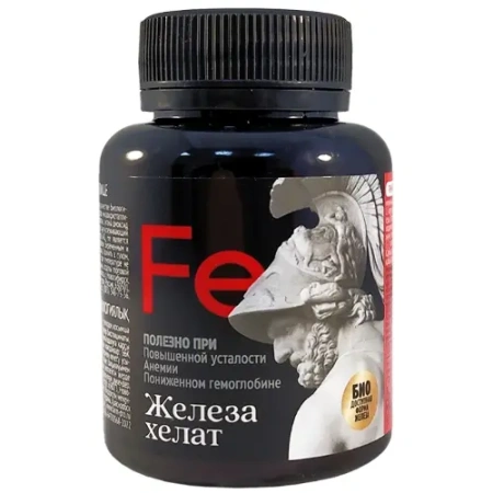 Хелатный комплекс железа капсулы №30 детальное фото в интернет-аптеке "Фармсервис"