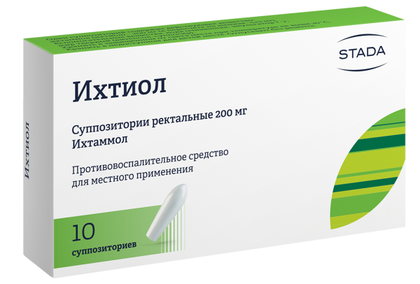 Ихтиол суппозитории ректальные 200мг №10 фото в интернет-аптеке "Фармсервис" Ихтиол суппозитории ректальные 200мг №10 фото в интернет-аптеке "Фармсервис"