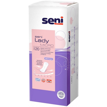 Прокладки урологические SENI LADY Micro №20 детальное фото в интернет-аптеке "Фармсервис"