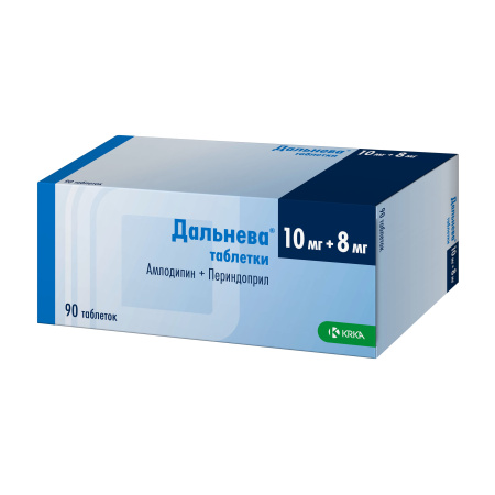Дальнева таблетки 10мг+8мг №90 детальное фото в интернет-аптеке "Фармсервис"
