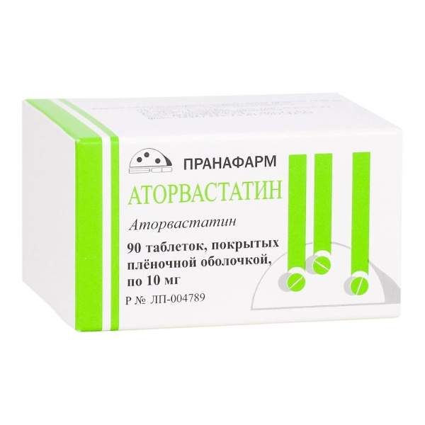 Аторвастатин таблетки, покрытые плёночной оболочкой 10мг №90 фото в интернет-аптеке "Фармсервис" Аторвастатин таблетки, покрытые плёночной оболочкой 10мг №90 фото в интернет-аптеке "Фармсервис"