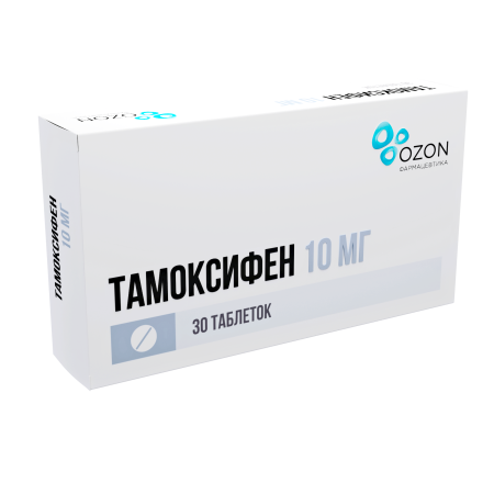 Тамоксифен таблетки 10мг №30 детальное фото в интернет-аптеке "Фармсервис"