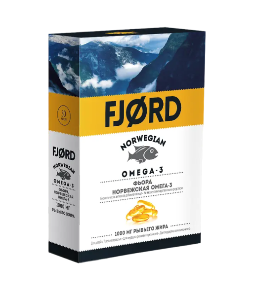 Омега-3 "Фьорд" Норвежская капсулы 43,5г №30 фото в интернет-аптеке "Фармсервис"