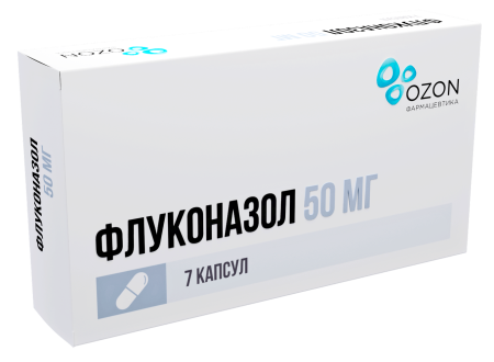 Флуконазол капсулы 50мг №7 детальное фото в интернет-аптеке "Фармсервис"