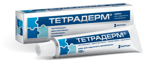 Тетрадерм крем для наружного применения x 15г №1 фото в интернет-аптеке "Фармсервис" Тетрадерм крем для наружного применения x 15г №1 фото в интернет-аптеке "Фармсервис"